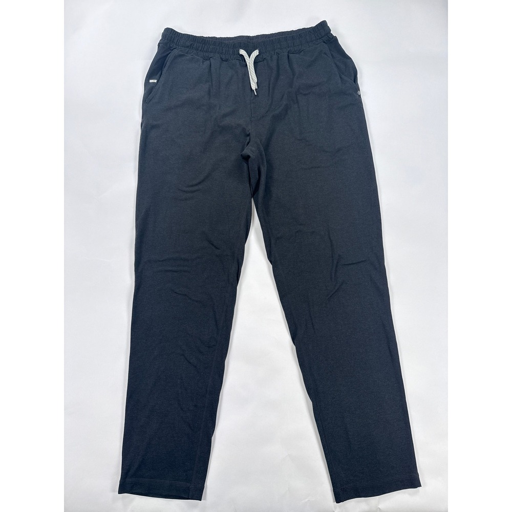 Vuori Ponto Performance Pants Mens XXL Black DreamKnit Straight Leg V418
